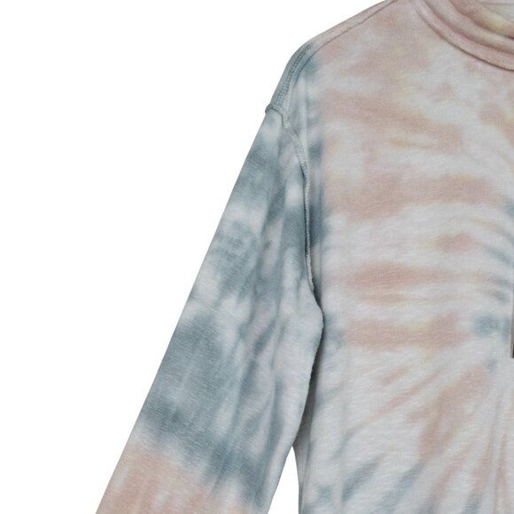 MAX STUDIO PERFORMANCE TIE DIE PRINT HI LOW SWEATER - Picture 5 of 8